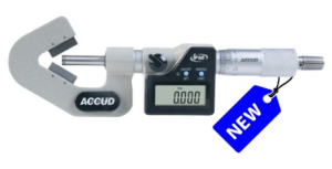 ACCUD 334-77 analog. třmenové mikrometry s prizmatickými měřícími plochami