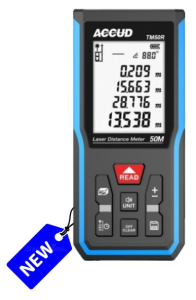ACCUD TM50R/100R laserové dálkoměry