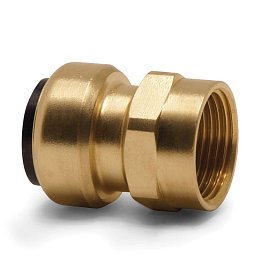 Obrázek pro produkt Závitová spojka (mosaz) 3/4" IG, trubka 18 mm