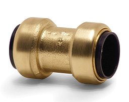 Obrázek pro produkt Posuvná spojka (mosaz), trubka 22 mm