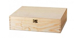 Obrázek pro produkt VÝPRODEJ - Dřevěný box 36x30x10 materiál borovice - bez povrchové úpravy