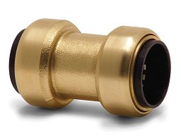 Obrázek pro produkt Přímá spojka (mosaz), trubka 15 mm
