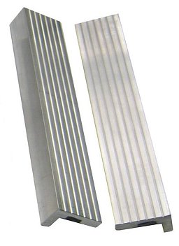 Obrázek pro produkt MCL 080 H vložka na čelisti svěráku YORK - ALU ( pro šířku čelistí 80mm )