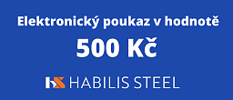 Obrázek pro produkt Elektronický poukaz Habilis-steel.cz v hodnotě 500,-