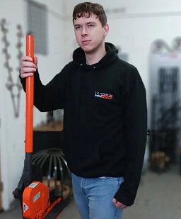 Obrázek pro produkt Mikina s kapucí "raději bych se věnoval MetalCraftingu ", černá, Velikost: L - MC1541