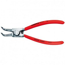 Obrázek pro produkt KNIPEX 4623A11 kleště na pojistné kroužky, pro hřídele 10-25 mm, zahnuté hroty 90° ( rukojeti potažené plastem + chrom )