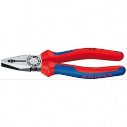Obrázek pro produkt KNIPEX 0302200 kombinované kleště 200mm ( rukojeti s dvousložkovým návlekem )