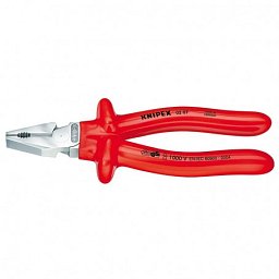 Obrázek pro produkt KNIPEX 0207200 silové kombinované kleště VDE 200mm ( rukojeti máčené + chrom )