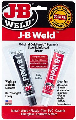 Obrázek pro produkt J-B WELD 8265S dvousložkové epoxidové lepidlo Cold-Weld ( 2x28,4g )