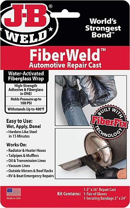 Obrázek pro produkt J-B WELD 38237 opravná fiber páska Automotive Repair Cast pro auto opravy ( š5,1xd91cm )