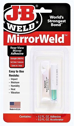 Obrázek pro produkt J-B WELD 33701 sada pro připevnění zpětného zrcátka MirrorWeld