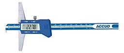 Obrázek pro produkt ACCUD 173-012-11 digitální hloubkoměr s 2mm nosem 300mm/12", rozměr základny 150mm ( 0.01mm/0.0005" )