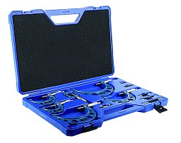Obrázek pro produkt ACCUD 321-006-06 sada vnějších mikrometrů 0-150mm (0.01mm)
