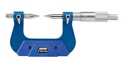 Obrázek pro produkt ACCUD 345-003-01 mikrometr 50-75mm pro měření ozubených kol, bez měřicích doteků (0.01mm)