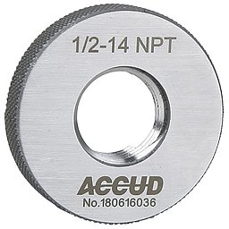 Obrázek pro produkt ACCUD 544-027-04R NPT závitový kalibr jednostranný - jemný závit, ANSI/ASME B1.20.1 / NPT1/16"X27 /