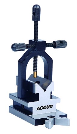 Obrázek pro produkt ACCUD 639-090-01 V-BLOCK - prizmatické podložky ocelové s třmenem 90x48x48mm ( 1 pár )