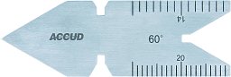 Obrázek pro produkt ACCUD 926-060-02 závitové měrky, sjednocený 60°