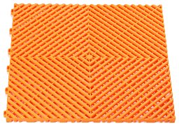 Obrázek pro produkt Plastová podlahová dlaždice - rohož 40x40cm ( ORANGE )