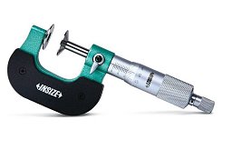 Obrázek pro produkt VÝPRODEJ INSIZE 3282-25 analogový mikrometr talířkový 0-25mm / 0,01mm