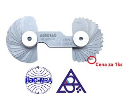 Obrázek pro produkt SLUŽBA - Akreditovaná kalibrace měřidel - rádiusová měrka 1ks
