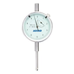 Obrázek pro produkt ACCUD 230-025-11 mechanický přesný číselníkový úchylkoměr 0-25mm ( 0,1mm ) s ouškem na zadní straně