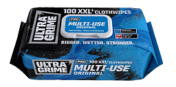 Obrázek pro produkt Profi čisticí ubrousky ULTRAGRIME MULTIUSE 100ks XXL