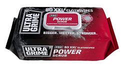 Obrázek pro produkt Profi čisticí ubrousky ULTRAGRIME POWER SCRUB 80ks XXL