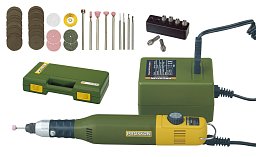 Obrázek pro produkt Proxxon 28515 - sada MICROMOT 60E, síťový zdroj a 34 nástrojů