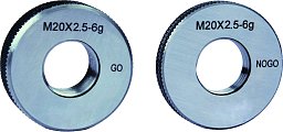 Obrázek pro produkt ACCUD 535-016-04-6E závitový kalibr s jemným stoupáním - kroužek (zmetkový ) 6e / M16x1,5 /