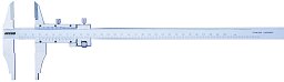 Obrázek pro produkt ACCUD 122-010-11 analogové posuvné měřítko 250mm/12" ( délka měřících ramen 60mm ) s vnějšími horními rameny ( 0.02mm/0.001" )
