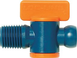 Obrázek pro produkt LOC-LINE Ventil vnější závit 1/4"- vnější závit NPT