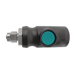 Obrázek pro produkt Jednoruční rychlospojka 6 mm s hadicovým nástavcem