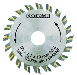 Obrázek pro produkt Proxxon 28017 - pilový kotouč s tvrdokovovými zuby