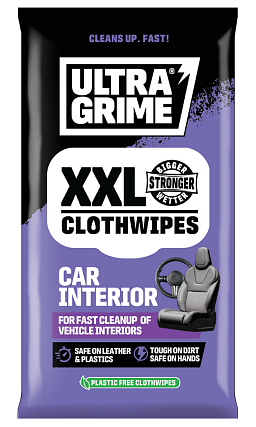 Obrázek pro produkt Profi čisticí ubrousky ULTRAGRIME CAR INTERIOR 20ks XXL