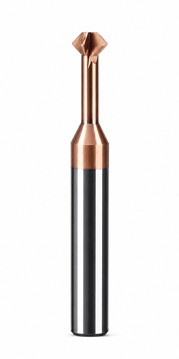 Obrázek pro produkt Tvrdokovová fréza pro srážení hran 90° oboustranná 3mm / L50mm / d3x1,5mm