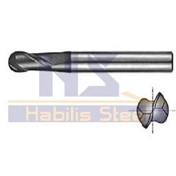 Obrázek pro produkt VÝPRODEJ - Fréza tvrdokovová, krátká, 2 břitá, kopírovací, MASTER, 81335 - 4x14 mm TiAlN