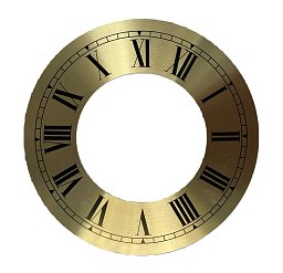 Obrázek pro produkt MetalCraft MC1243 hodinový ciferník 126mm (římské číslice)