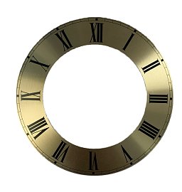 Obrázek pro produkt MetalCraft MC1246 hodinový ciferník 176 mm (římské číslice)