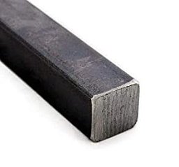 Obrázek pro produkt MetalCraft sada 15ti ks čtyřhranných tyčí 1500x8x8 mm (tmavá ocel válcovaná za tepla)