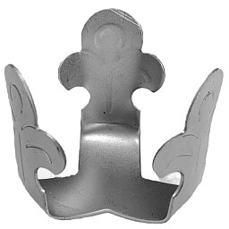 Obrázek pro produkt MetalCraft MC1205 držák na svíčku - Fleur De Lys (bez dírky) E7