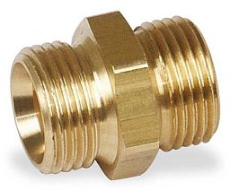 Obrázek pro produkt Závitová spojka (nipl) G3/8" x G3/8"
