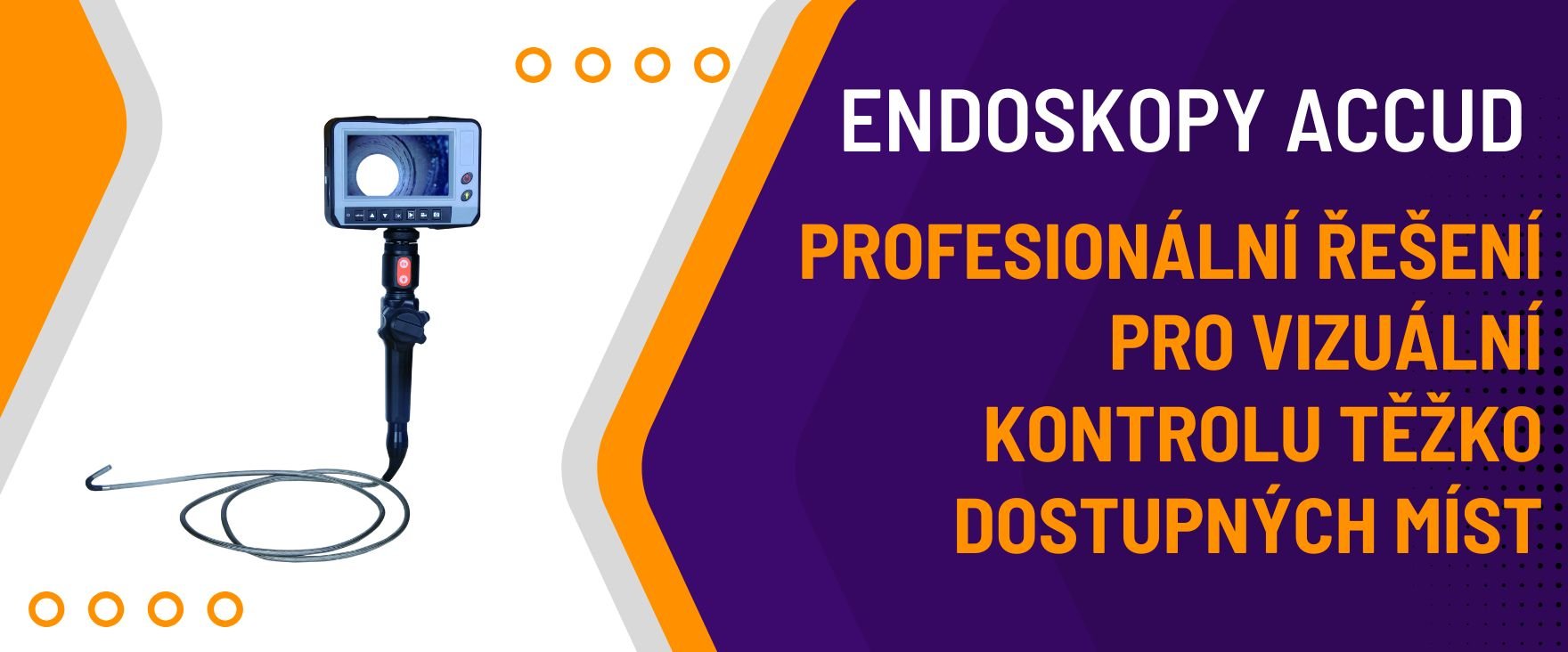 Endoskopy ACCUD – profesionální řešení pro vizuální kontrolu těžko dostupných míst