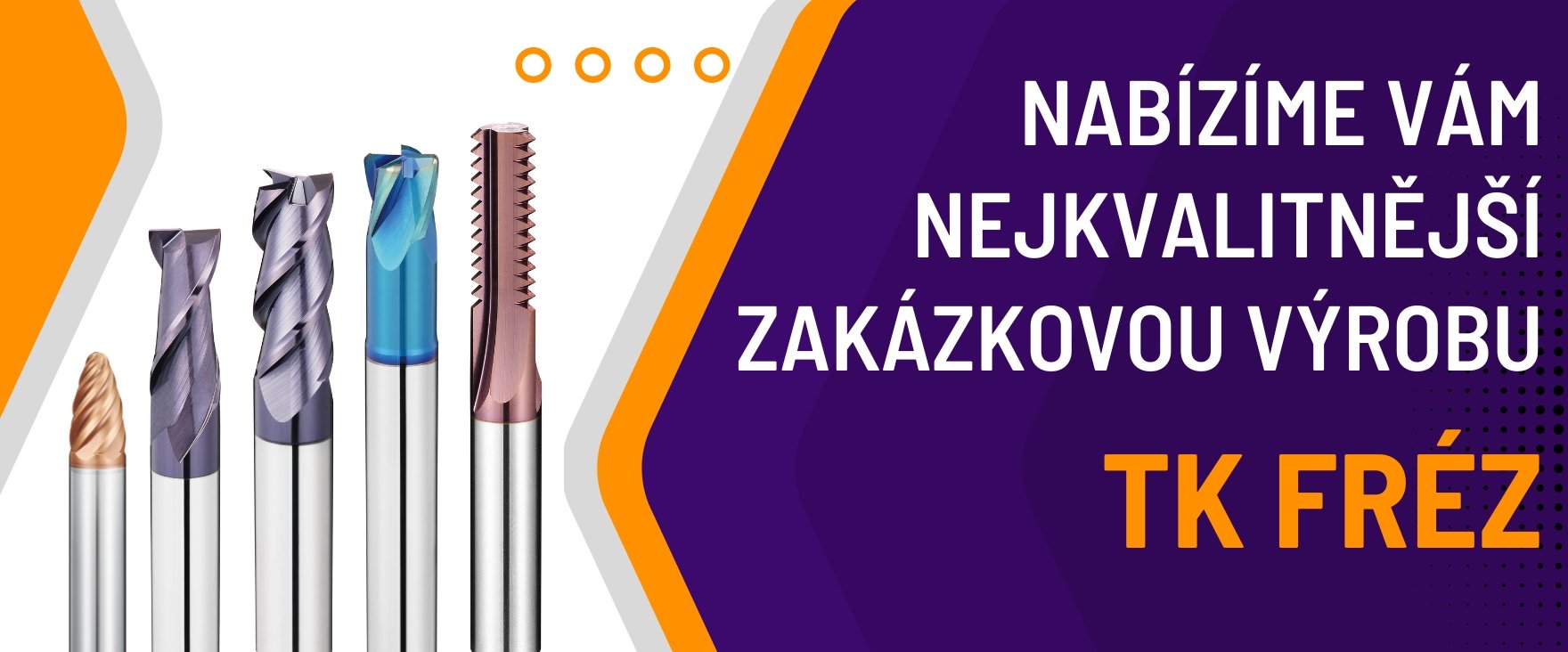 Zakázková výroba TK fréz – tvrdokovové frézy Habilis Steel